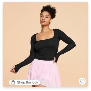 🌸💕NWT Target Blogilates Love Story Long Sleeve Top Sz S💕🌸